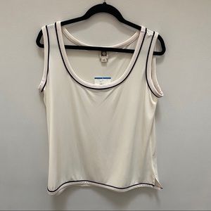 NWT Anne Klein Off White Tank